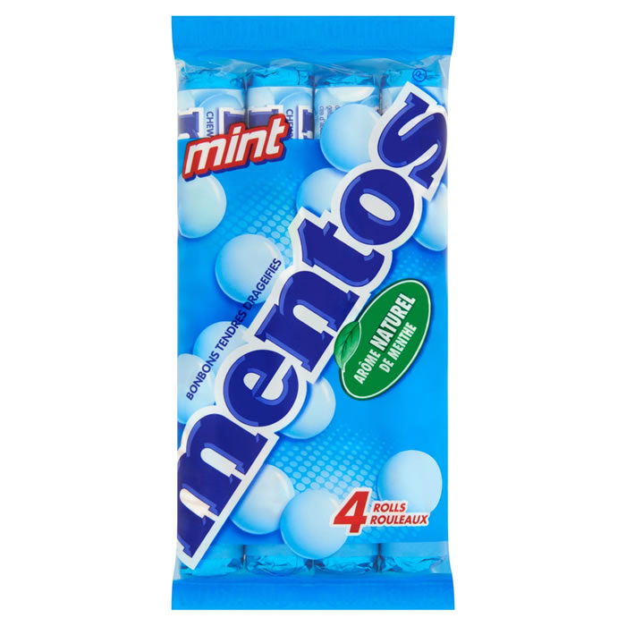 MENTOS Bonbons dragéifiés menthe 152g
