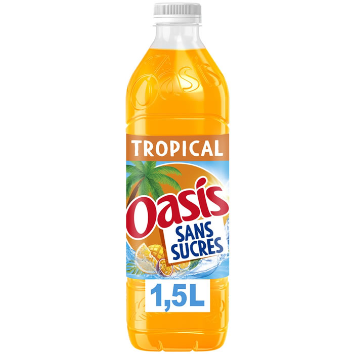 OASIS – Boisson aux fruits tropicaux sans sucres 1,5 L