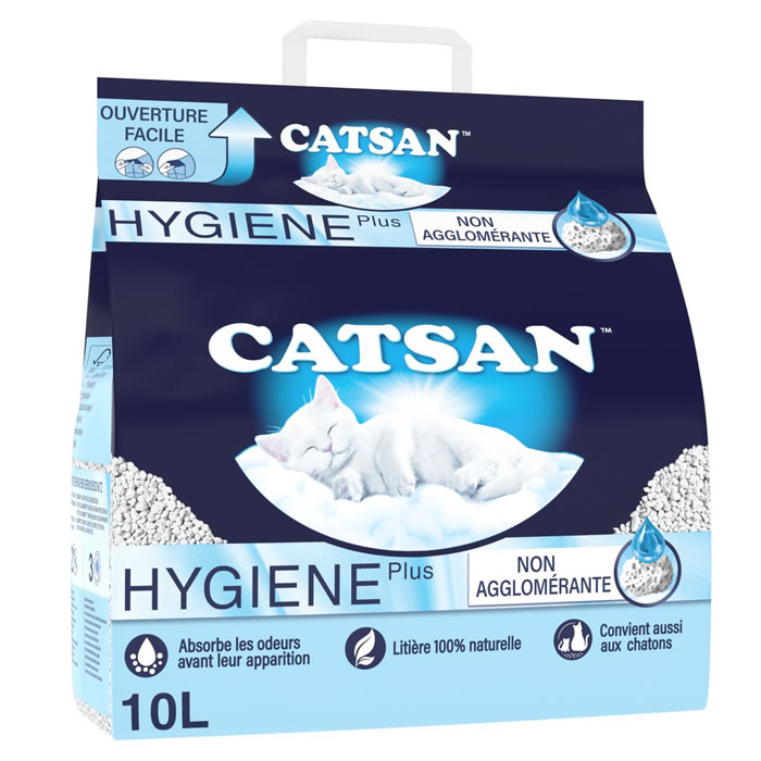 CATSAN Hygiène Plus Litière minérale non-agglomérante pour chat