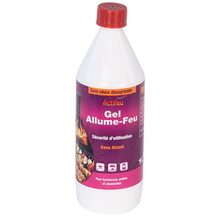 ACTIFEU Gel allume‑feu sans alcool (1 L)