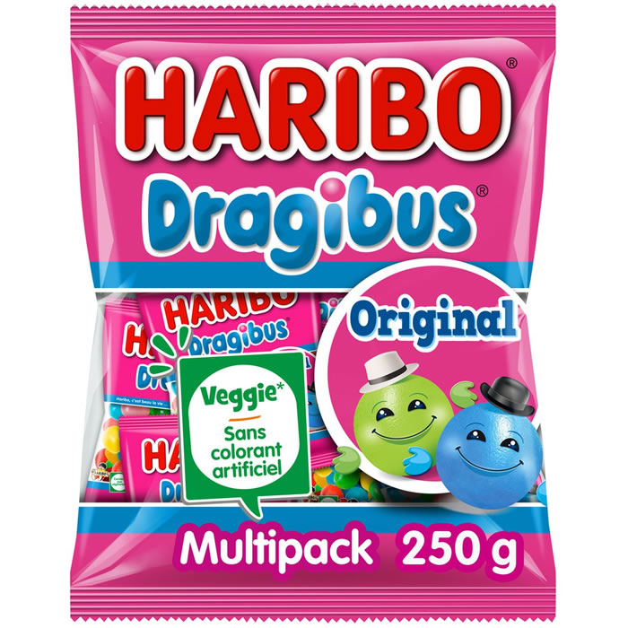 HARIBO Dragibus Original Bonbons dragéifiés aromatisés 250g