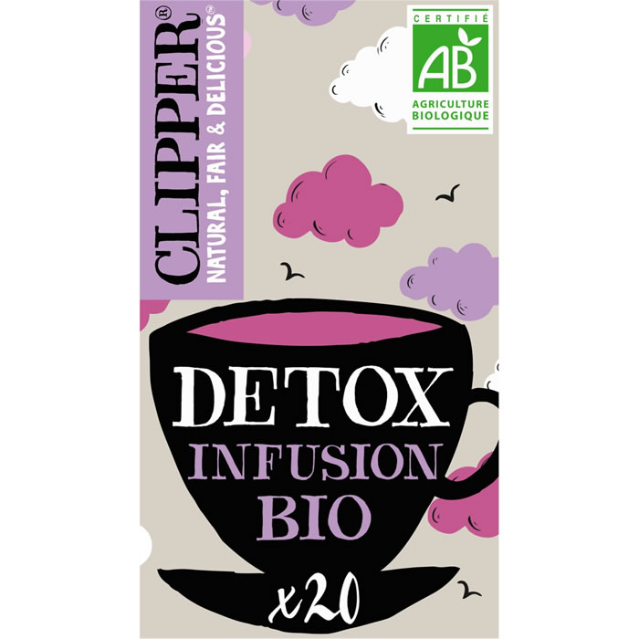 CLIPPER Infusion détox fruits rouges bio (40g)