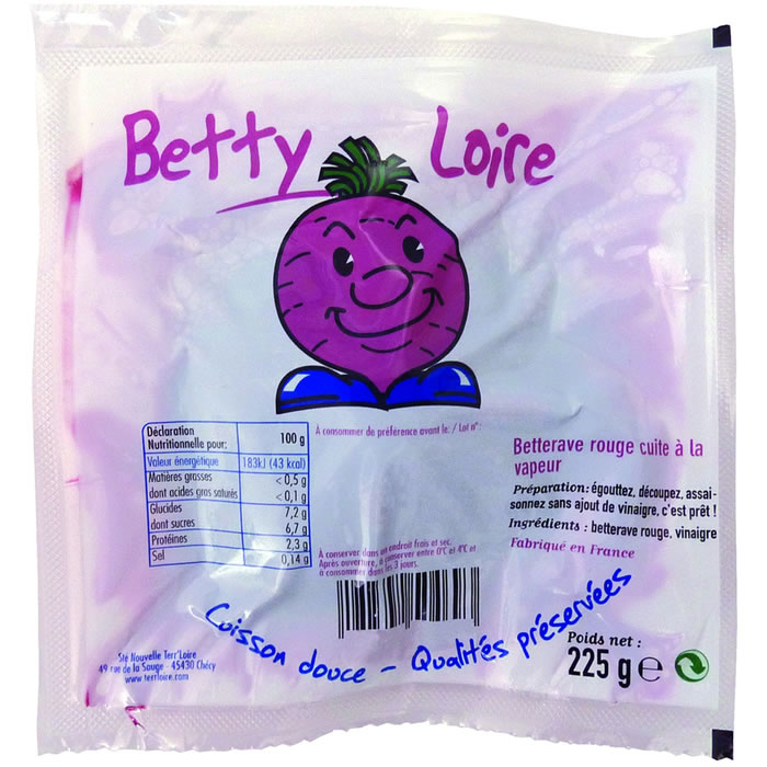BETTY LOIRE – Betterave cuite rouge 225 g