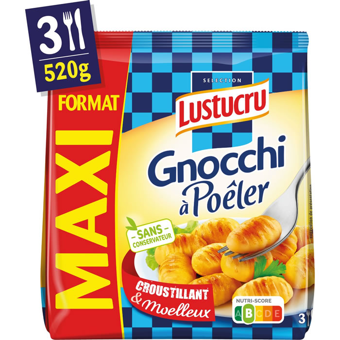 LUSTUCRU – Gnocchi à poêler 520g