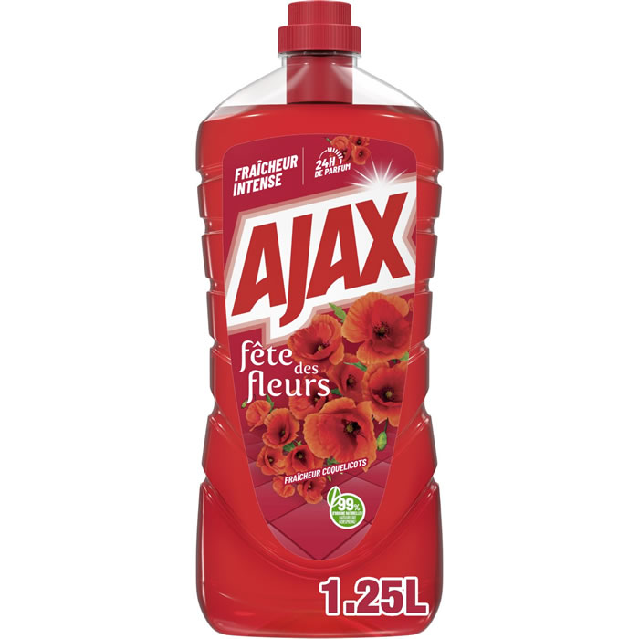 AJAX Nettoyant multi-surfaces fraîcheur coquelicot 1,25 L
