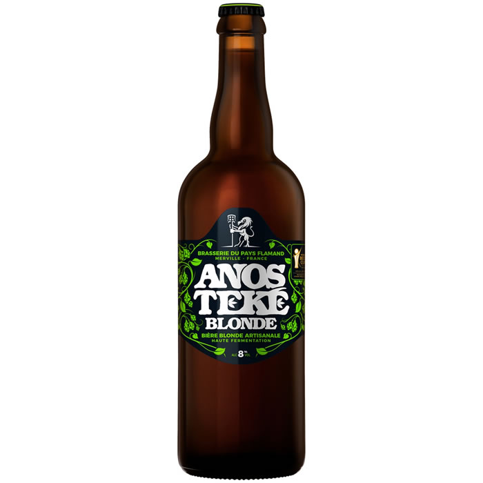 ANOSTEKE – Bière blonde artisanale 75 cl