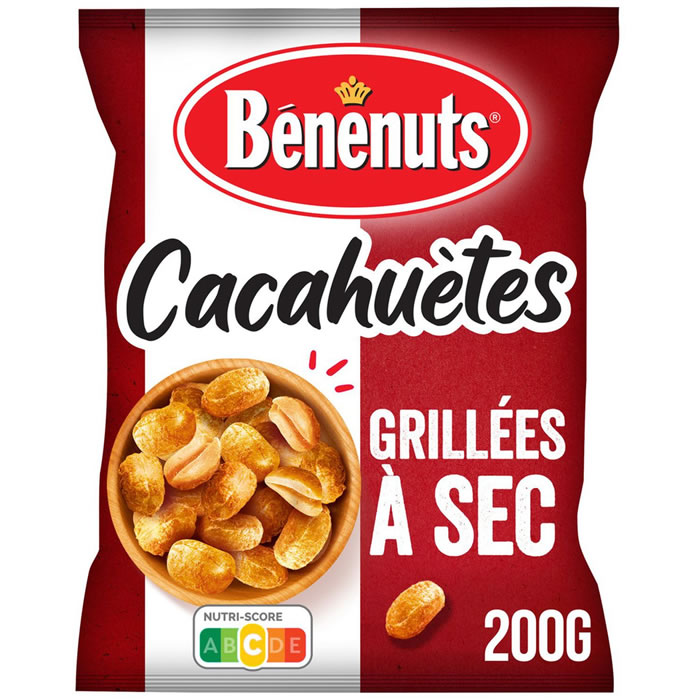 BENENUTS Cacahuètes grillées à sec 200g