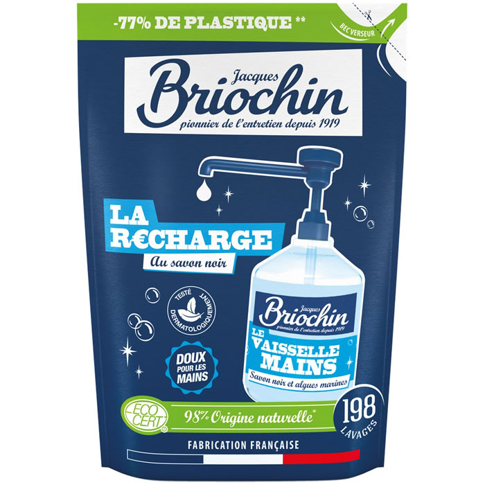JACQUES BRIOCHIN Recharge liquide vaisselle 450 ml