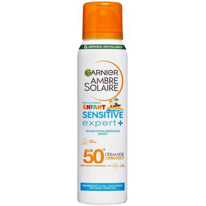 GARNIER Ambre Solaire – Brume protection solaire SPF50+ enfant 150 ml
