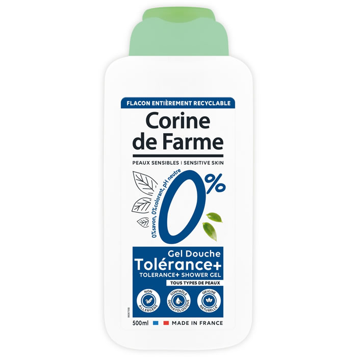 CORINE DE FARME Tolérance+ – Gel douche hypoallergénique 500 ml