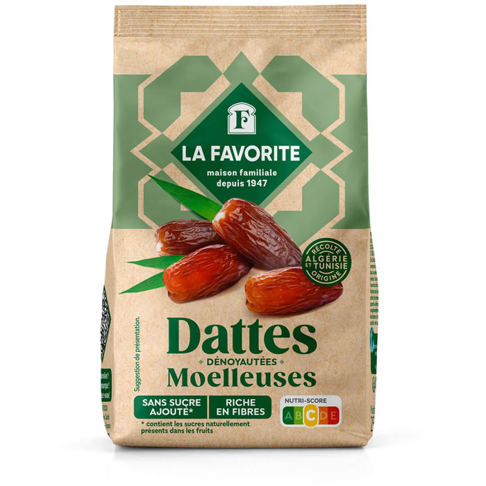 LA FAVORITE – Dattes moelleuses sans sucres ajoutés 250 g