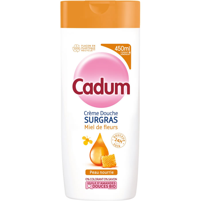 CADUM Surgras – Crème douche au miel de fleurs 450 ml