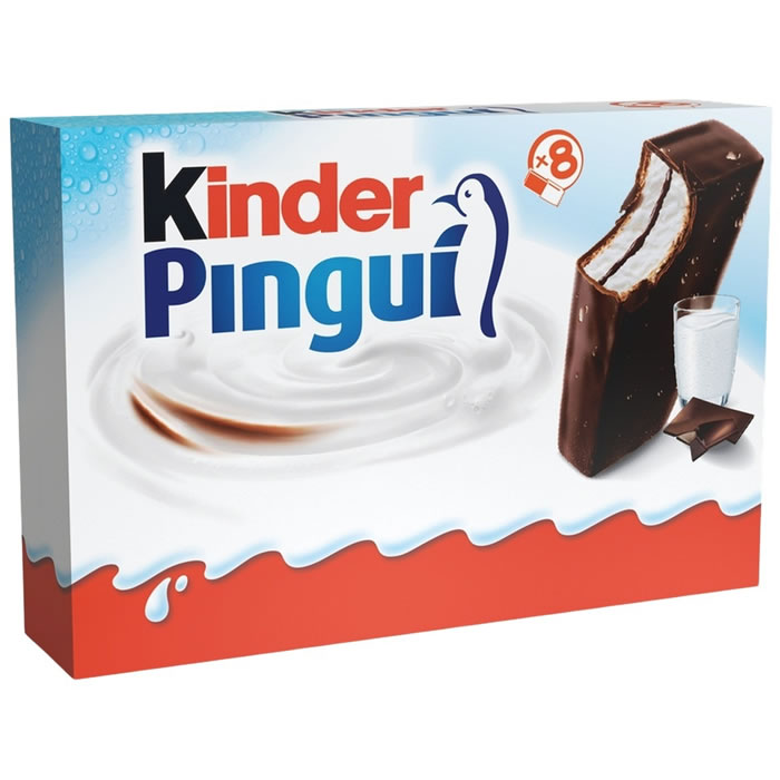 Kinder Pingui – Barres chocolatées fourrées au lait 8x30g
