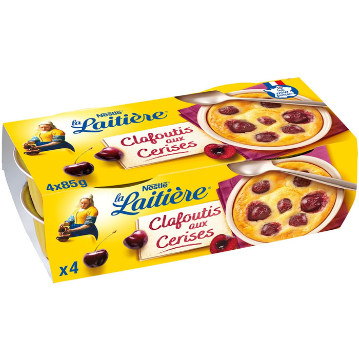 LA LAITIERE – Clafoutis aux cerises 4 x 85g