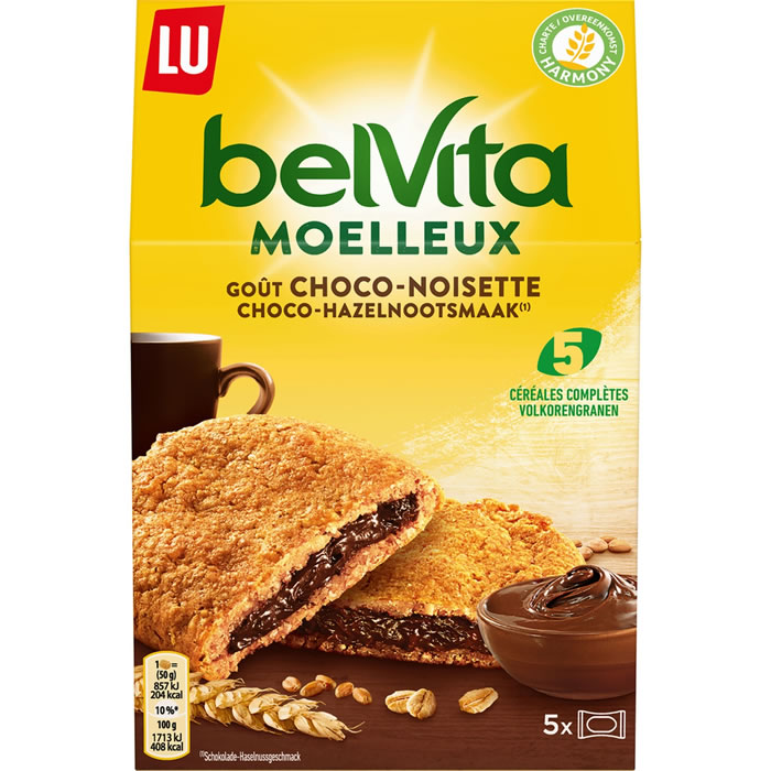 BELVITA – Biscuits petit-déj moelleux chocolat & noisette (250g) 250 g