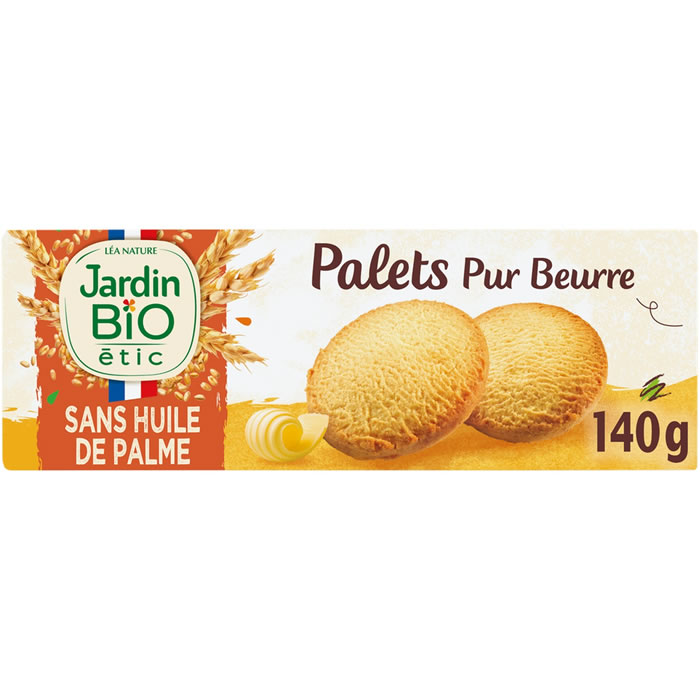 JARDIN BIO Étic – Biscuits sablés pur beurre bio 140g