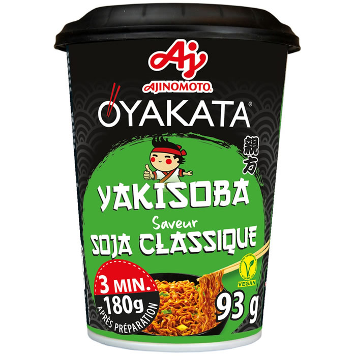 AJINOMOTO Oyakata – Nouilles sautées yakisoba au soja 93g