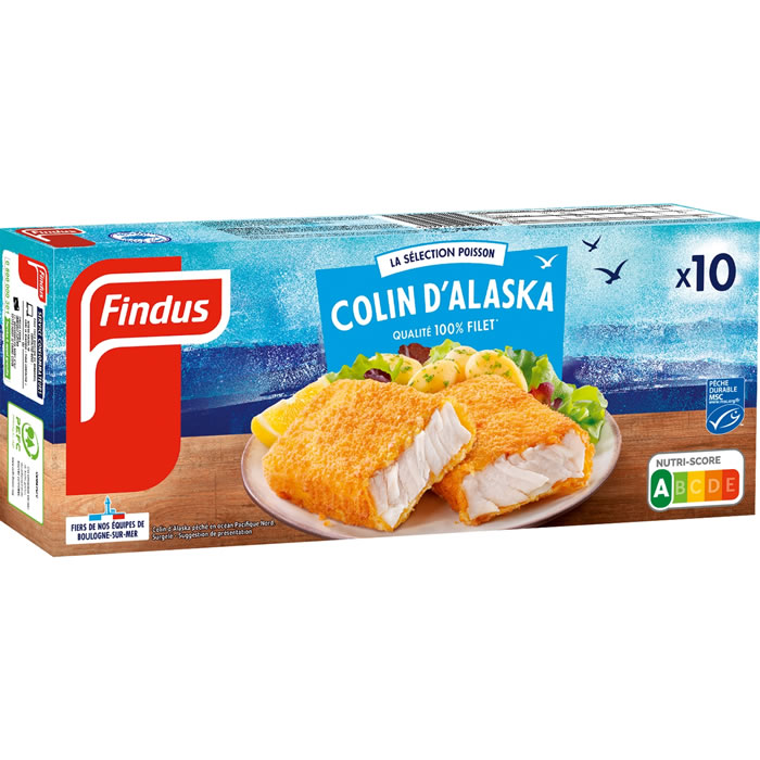 FINDUS – Colin d’Alaska panés MSC 510g