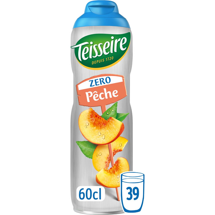 TEISSEIRE – Sirop de pêche sans sucres 60 cl
