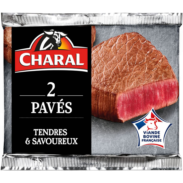 CHARAL – Pavés de boeuf *** 2 x 140 g