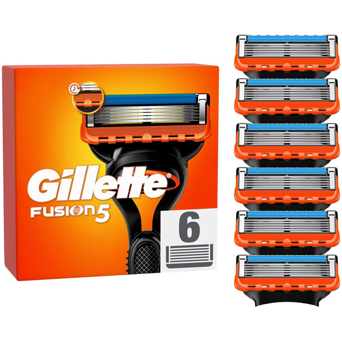 GILLETTE Fusion 5 – Recharges 5 lames pour rasoir