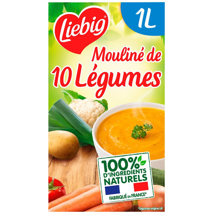 LIEBIG PurSoup’ – Soupe mouliné de 10 légumes 1 L