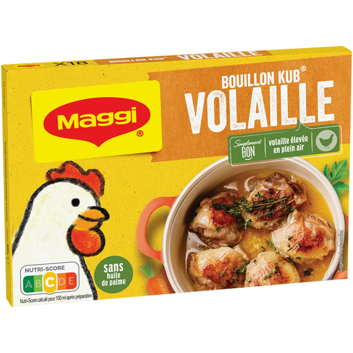 MAGGI KUB – Bouillon de volaille en cube – 180g