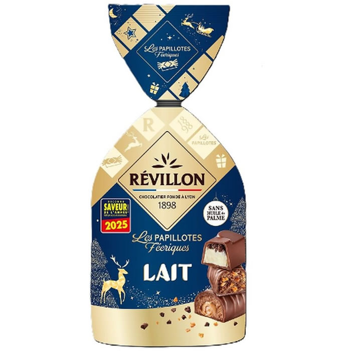 REVILLON Papillotes Féeriques – Bouchées au chocolat au lait 360g