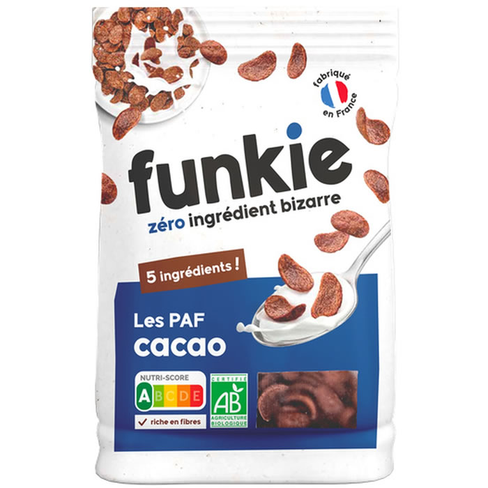 FUNKIE Les PAF – FUNKIE Les PAF – Céréales au chocolat bio 300 g 300 g