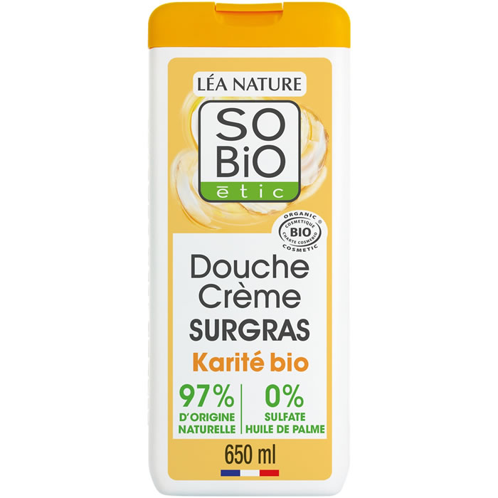 SO BIO ETIC – Crème douche au beurre de karité bio 650 ml