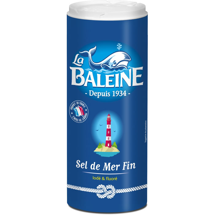LA BALEINE – Sel de mer fin 550g
