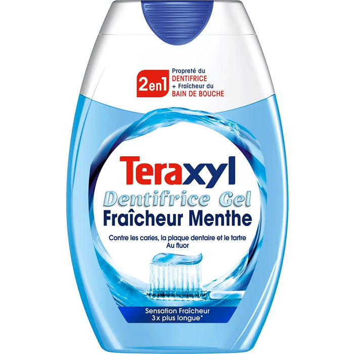 TERAXYL – Dentifrice gel 2en1 à la menthe 75 ml