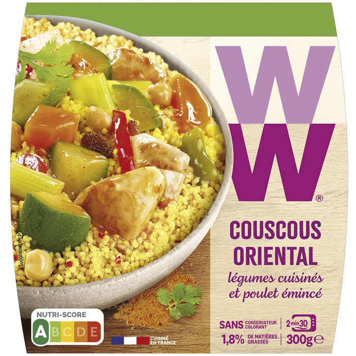 WEIGHT WATCHERS – Couscous oriental au poulet émincé 300 g