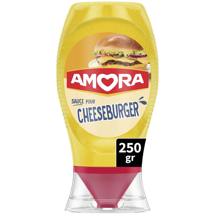 AMORA – Sauce burger au cheddar – 250g
