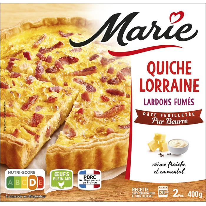 MARIE – Quiche Lorraine 400g