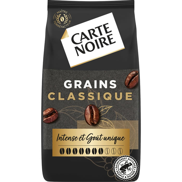 CARTE NOIRE – Café en grain intense pur arabica N°7 Grand Format 1kg