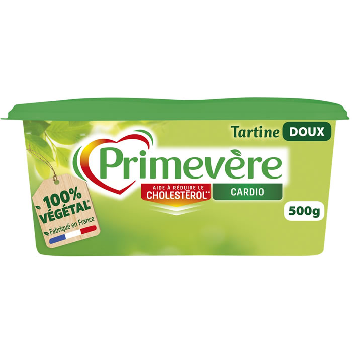 PRIMEVERE Cardio – Margarine doux pour tartine