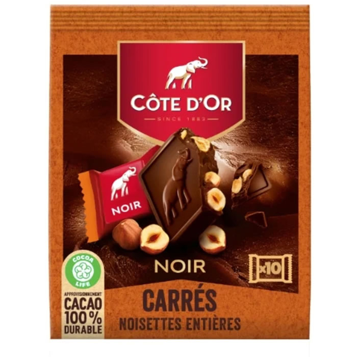CÔTE D’OR – Chocolat noir extra-supérieur aux noisettes 200g