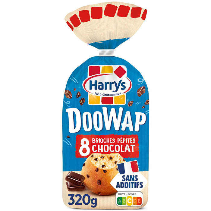 HARRYS DooWap – Brioches aux pépites de chocolat noir 320 g