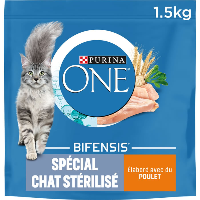 PURINA ONE – Croquettes stérilisé au poulet (1,5 kg)