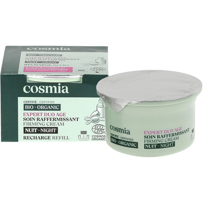 COSMIA Expert – Recharge crème de nuit raffermissante à l’huile d’argan bio 50 ml
