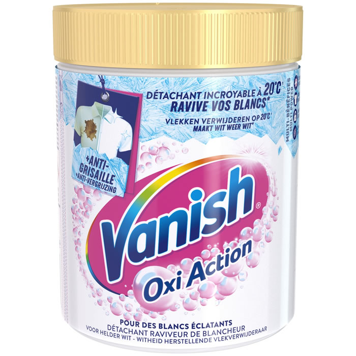 VANISH Oxi Action Détachant en poudre raviveur de blanc 940 g