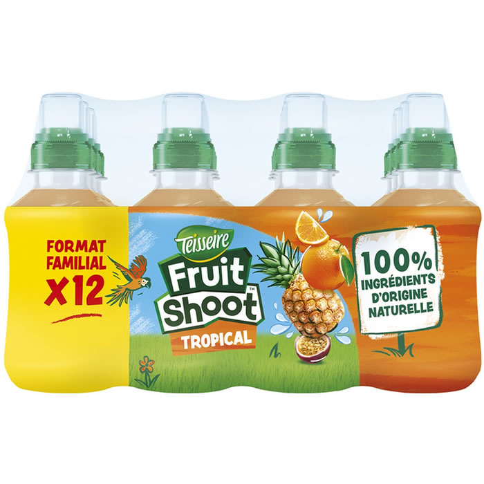 TEISSEIRE – Fruit Shoot Boisson aux fruits tropicaux 12 x 20 cl