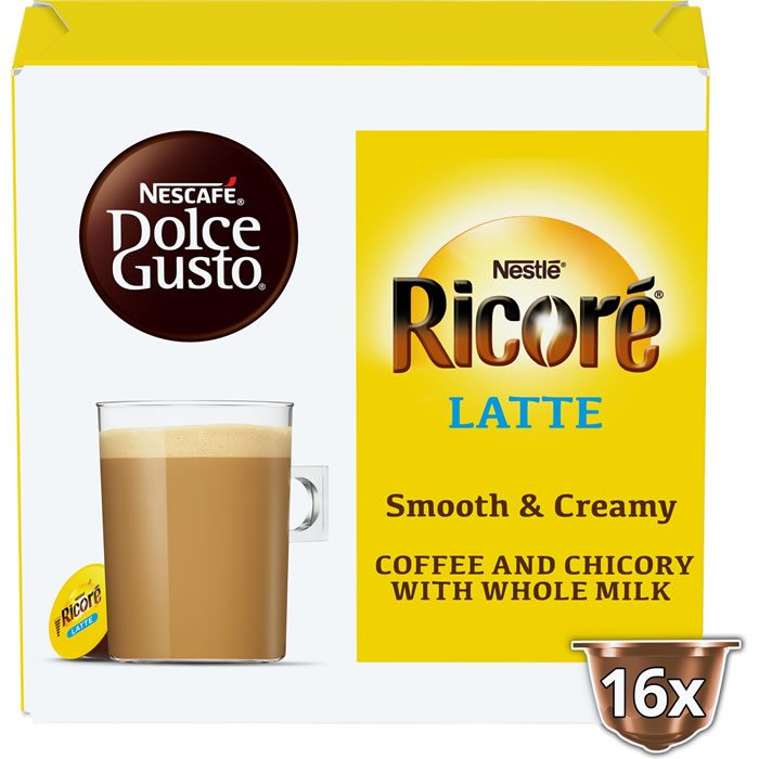 NESCAFE Dolce Gusto – Capsules Ricoré au lait (16 capsules)