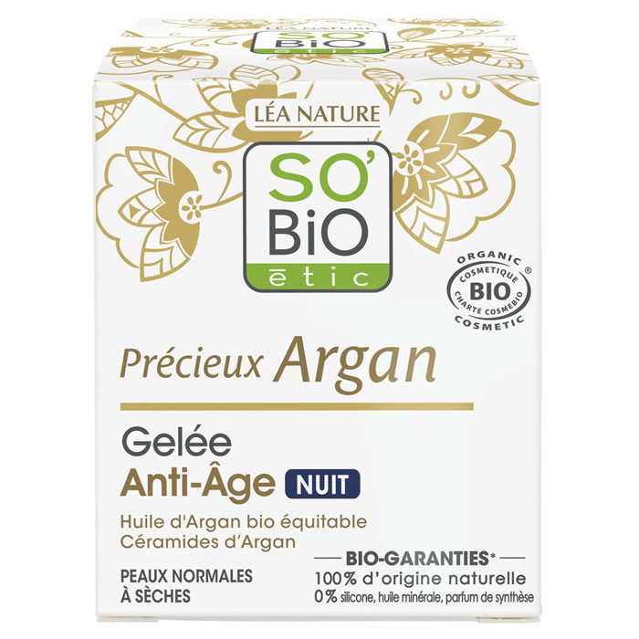 SO BIO ETIC – Gelée d’argan anti-âge bio 40 ml