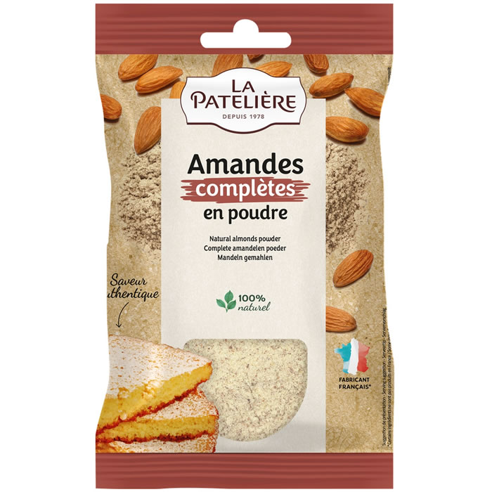 LA PATELIERE – Amandes complètes en poudre 125 g