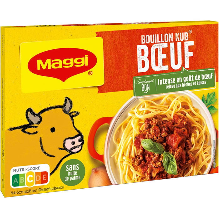 MAGGI KUB – Bouillon de boeuf en cube – 180g