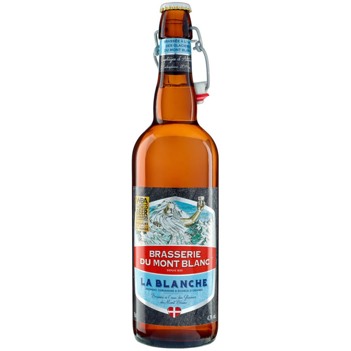 BRASSERIE DU MONT BLANC – Bière blanche 75 cl