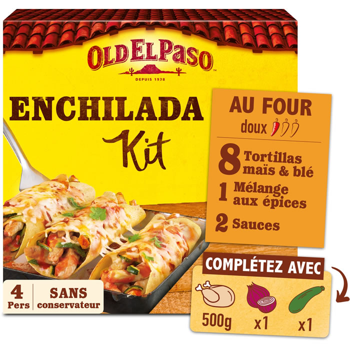 OLD EL PASO – Kit pour enchiladas doux au four 657 g