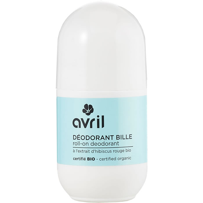 AVRIL – Déodorant bille anti-transpirant 24h hibiscus rouge bio 50 ml